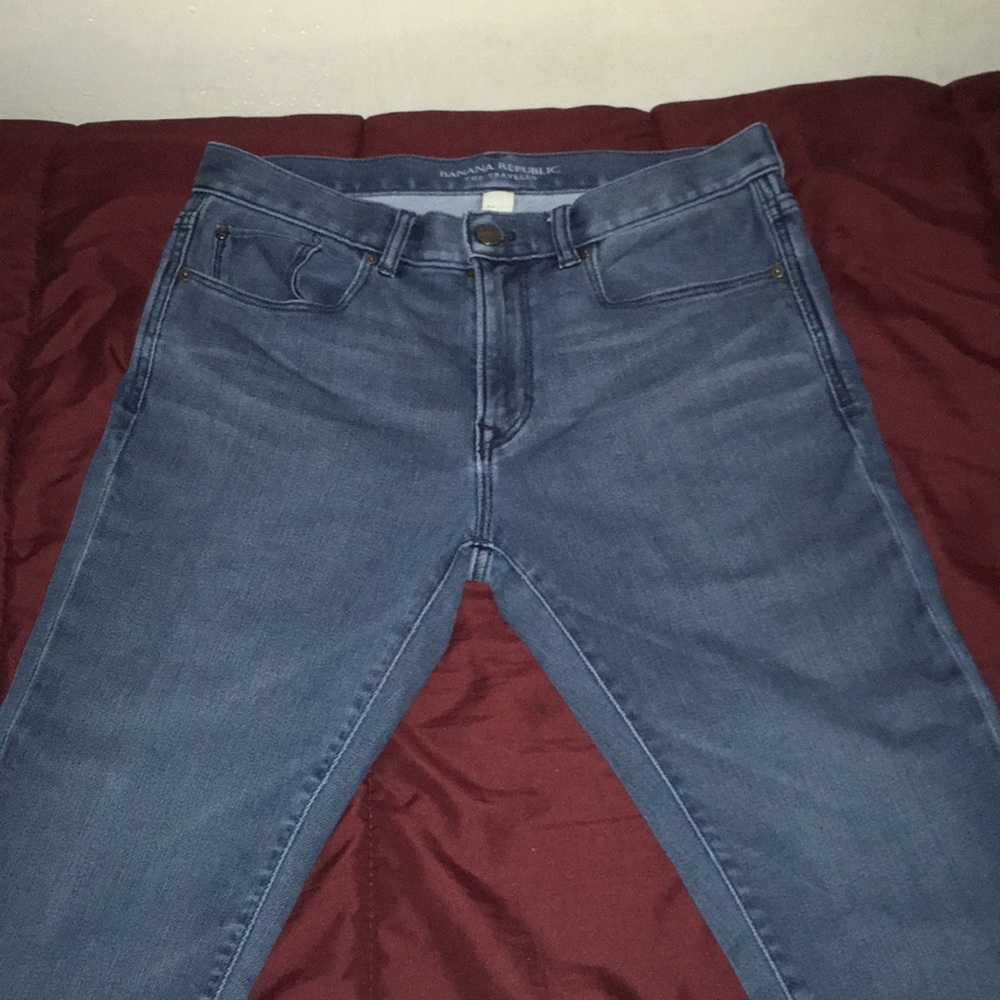 Banana Republic Slim Traveler Jeans Indigo W31